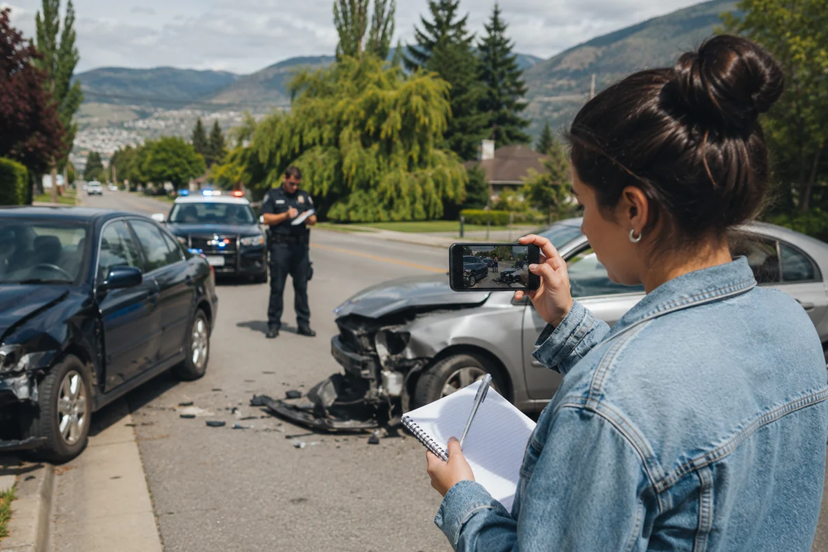 After a Kelowna Car Accident: Information to Save in the First 48 Hours